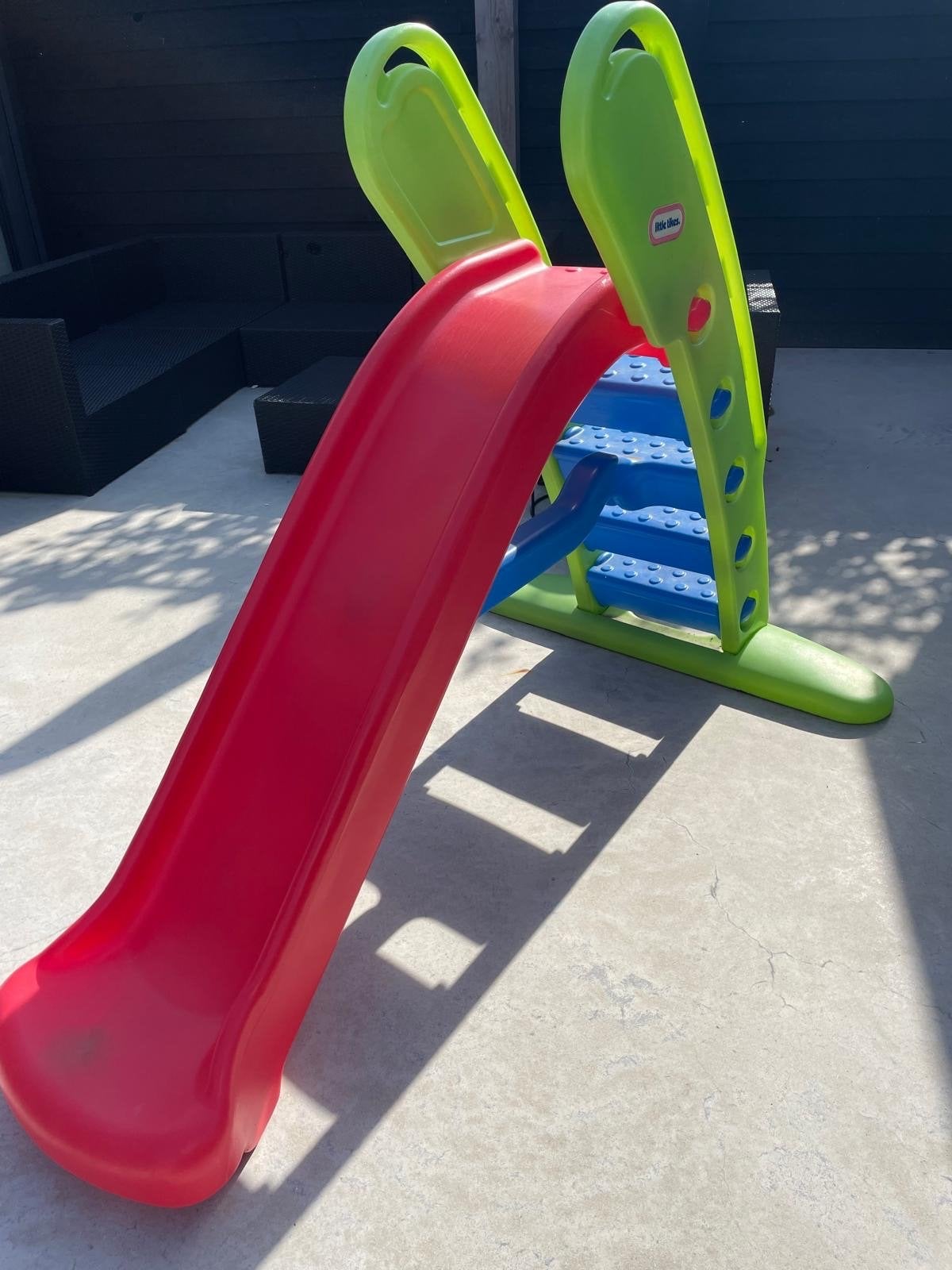 Little Tikes Primary Reuze Glijbaan - Groen/Rood/Blauw, Kinderen en Baby's, Ophalen, Gebruikt, Glijbaan