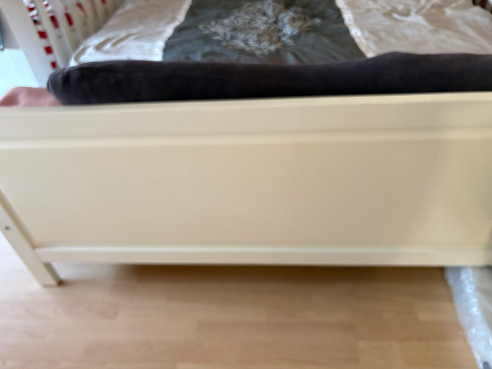 Ledikant 160x200 cm, Ophalen, Gebruikt, Wit, Tweepersoons