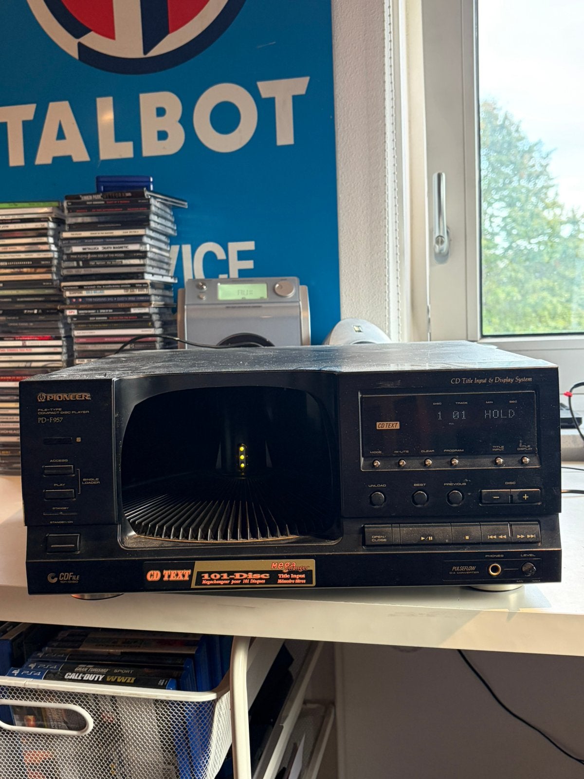 Pioneer PD-F957 CD speler en changer, Ophalen, Niet werkend, Pioneer, Wisselaar