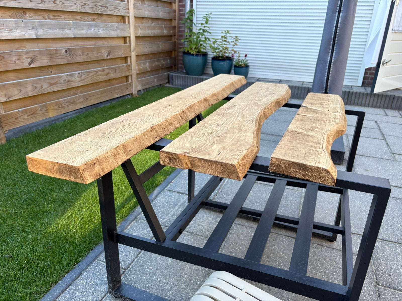 Robuuste houten wandplanken - 3 maten, Huis en Inrichting, Woonaccessoires | Wandplanken en Boekenplanken, Ophalen, Nieuw