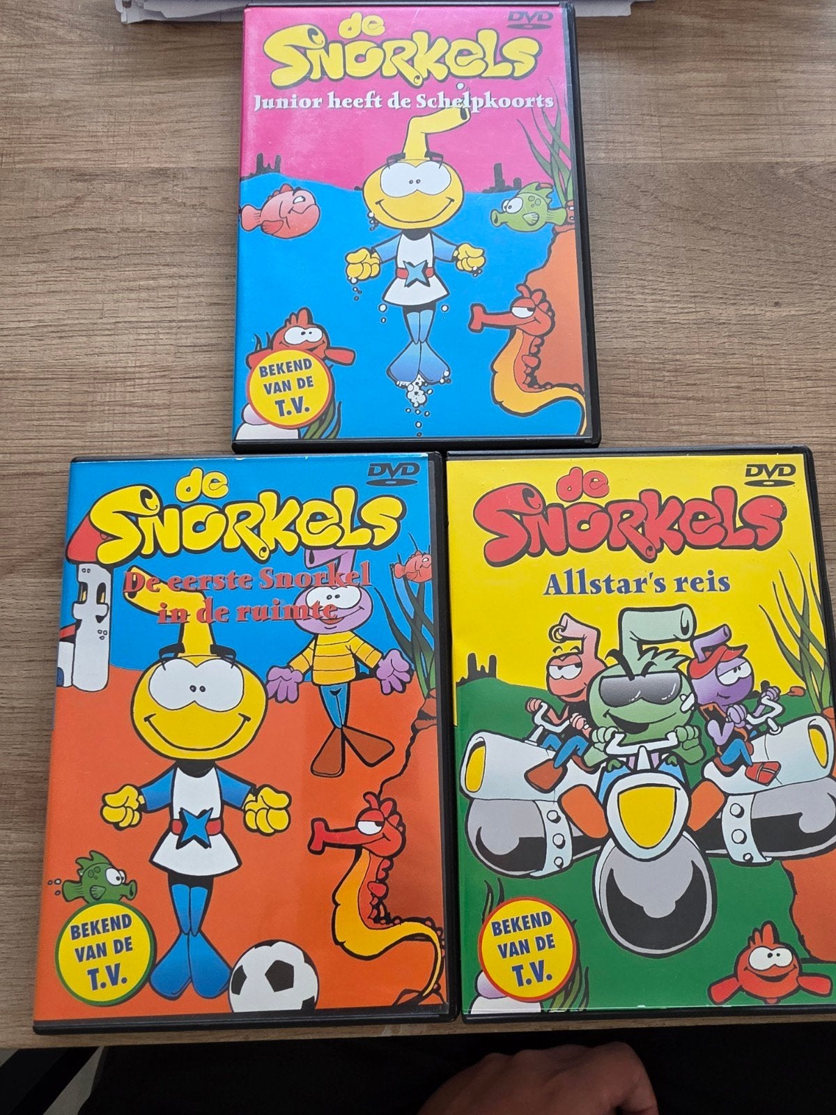 De snorkels  3 dvds, Alle leeftijden, Ophalen of Verzenden, Zo goed als nieuw, Amerikaans