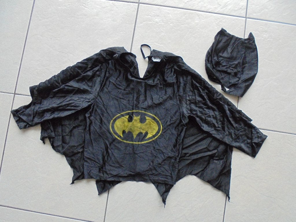 carnavals Batman pak maat 140, Ophalen of Verzenden, Zo goed als nieuw, 134 t/m 140, Jongen of Meisje