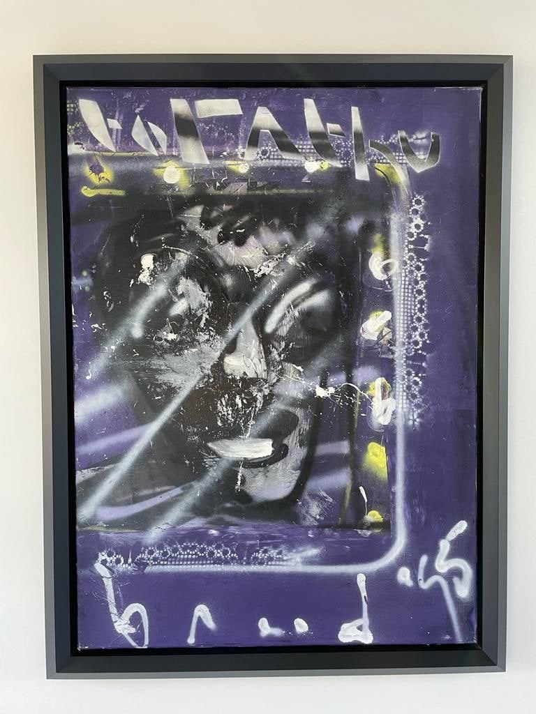 Herman Brood - 'Totally' - Acryl op linnen, 1995, Antiek en Kunst, Kunst | Schilderijen | Klassiek, Ophalen, Acrylverf, Gedateerd