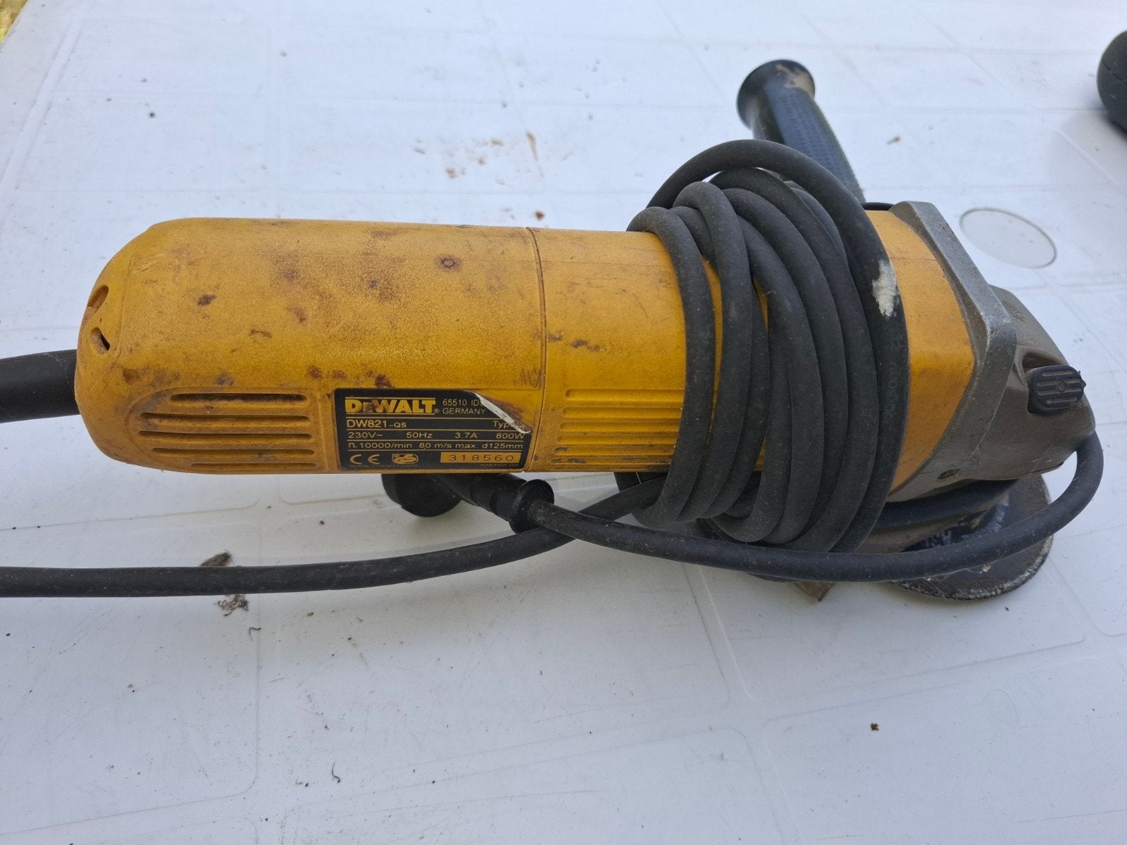 DeWalt DW821-QS Haakse Slijpmachine 800W, Ophalen of Verzenden