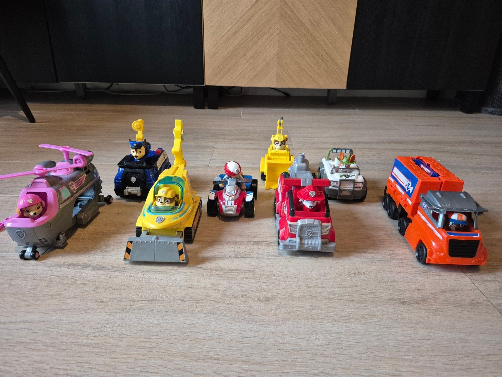 Complete Paw Patrol set - Voertuigen en figuren, Ophalen of Verzenden, Zo goed als nieuw