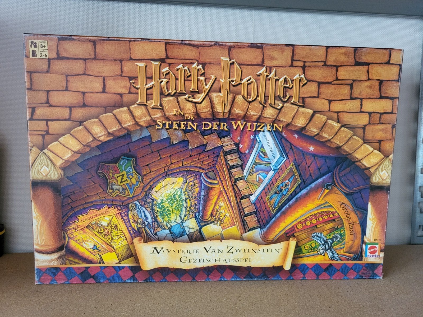 Harry Potter en de Steen der Wijzen Gezelschapsspel, Een of twee spelers, Ophalen of Verzenden, Gebruikt, Mattel