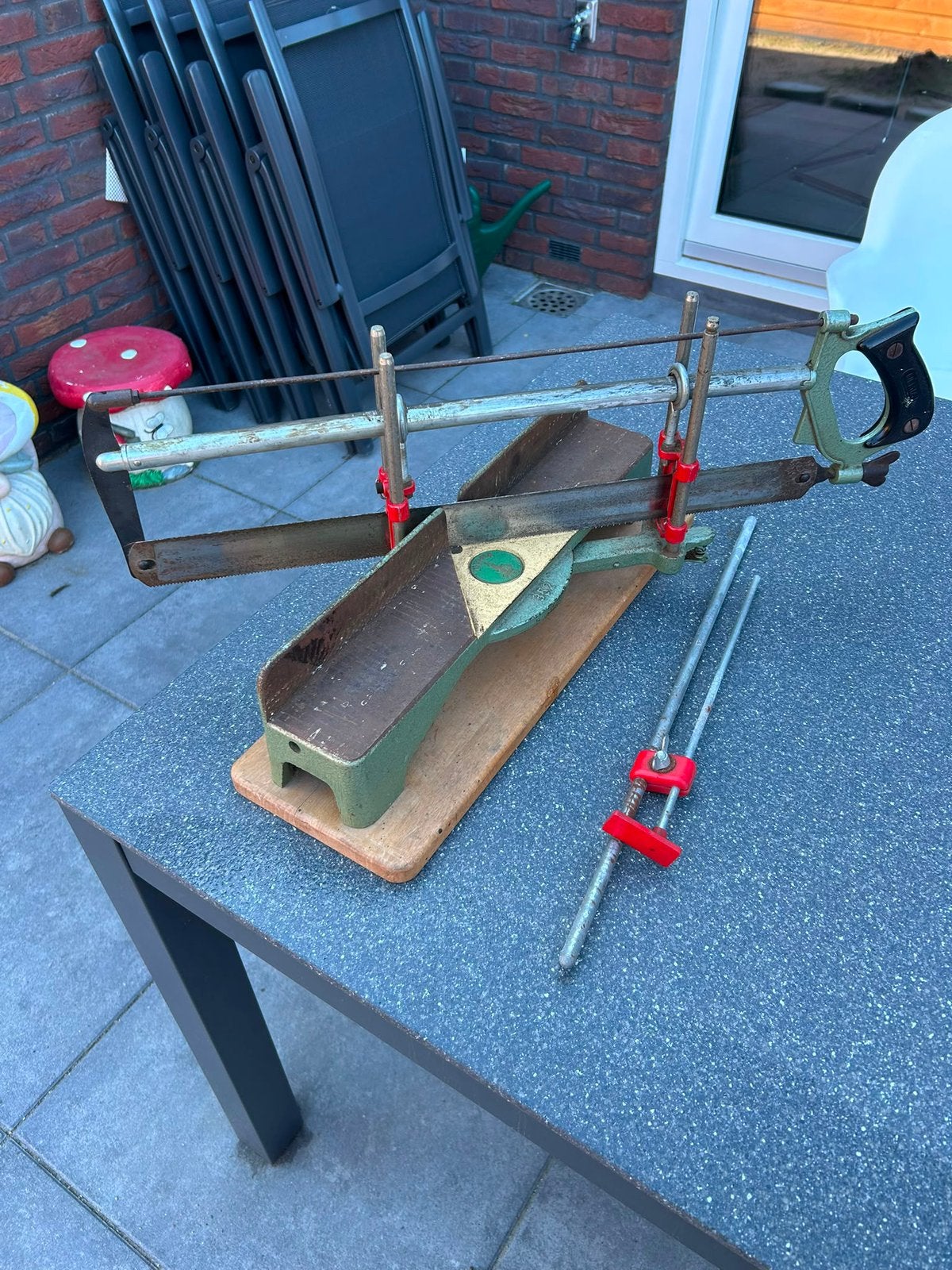 Ulmia verstekzaag, Ophalen of Verzenden, Zo goed als nieuw, 1200 watt of meer, 70 mm of meer