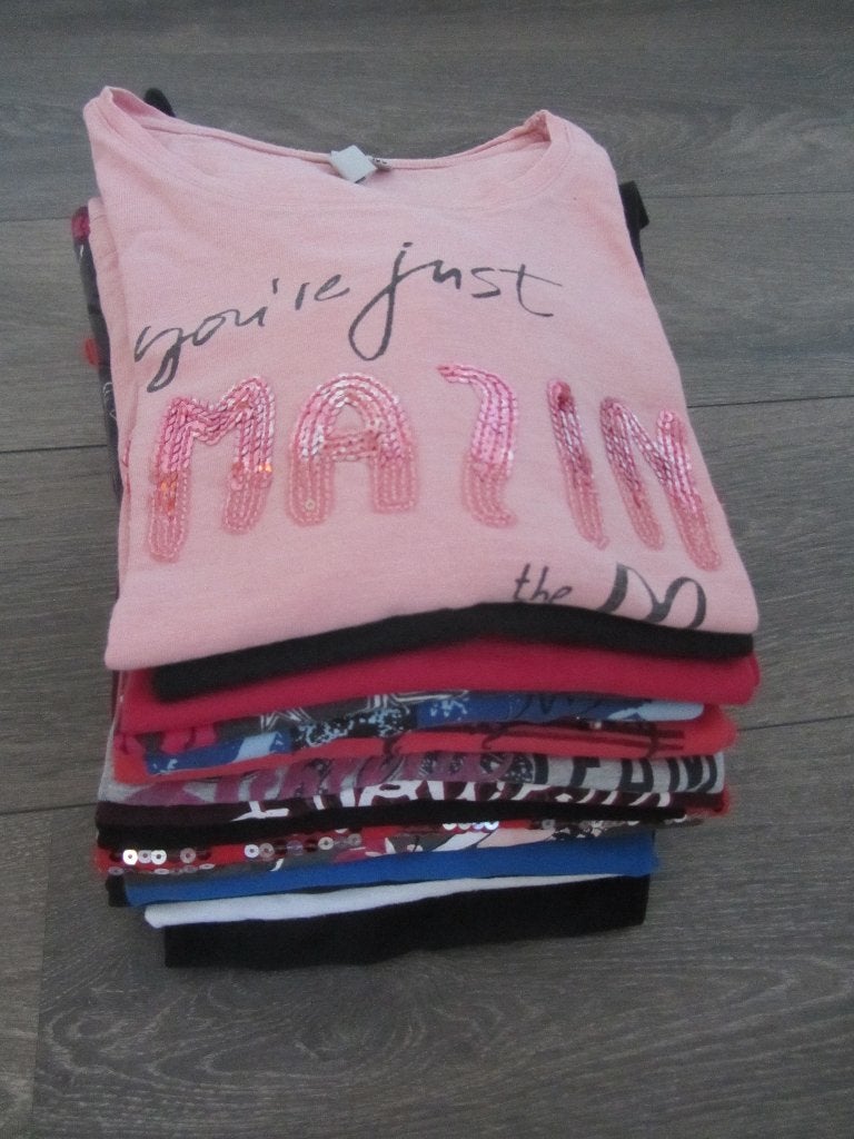 Shirts met lange mouwen +- maat 146, Kinderen en Baby's, Kinderkleding | Maat 146, Ophalen of Verzenden, Zo goed als nieuw, Meisje