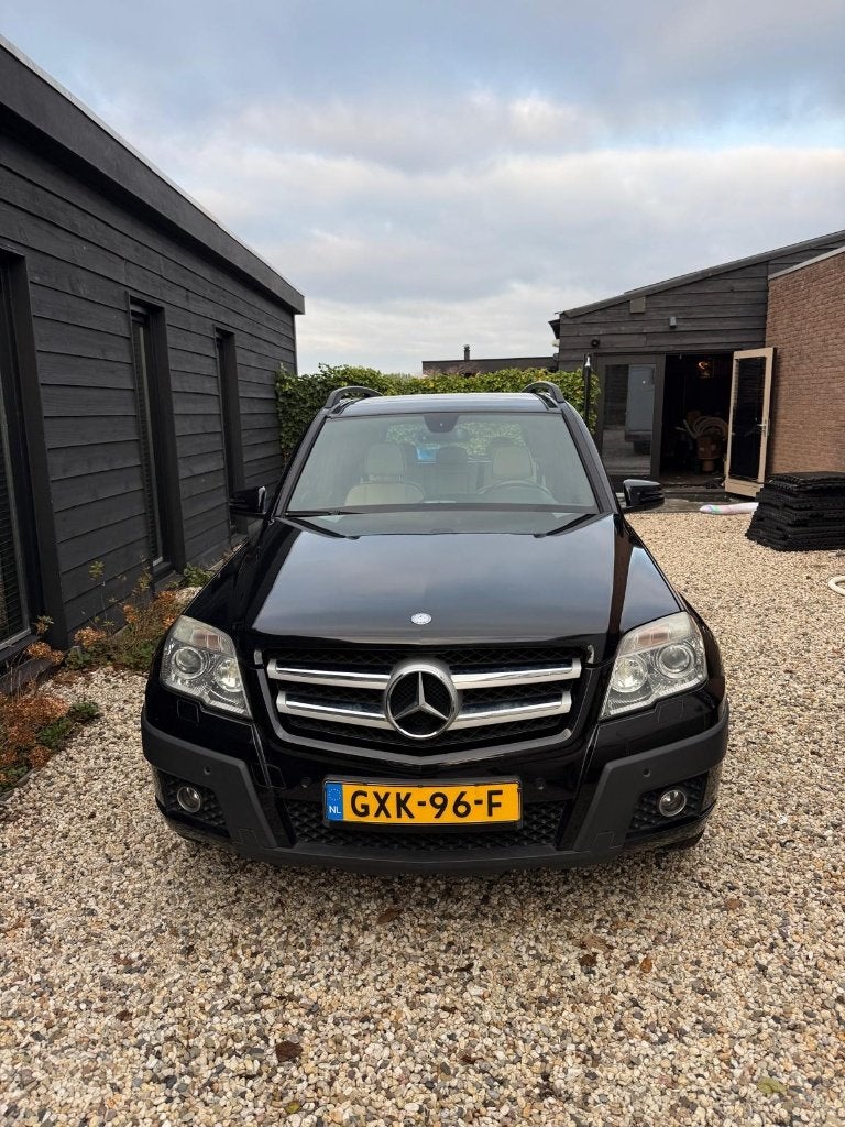 Mercedes GLK 350 4MATIC V6 | Benzine | Automaat gereviseerd, Auto's, Beige, 2000 kg, Zwart, Leder