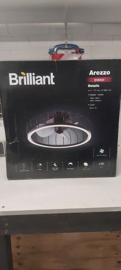 plafondventilator, Ophalen of Verzenden, Zo goed als nieuw, Plafondventilator