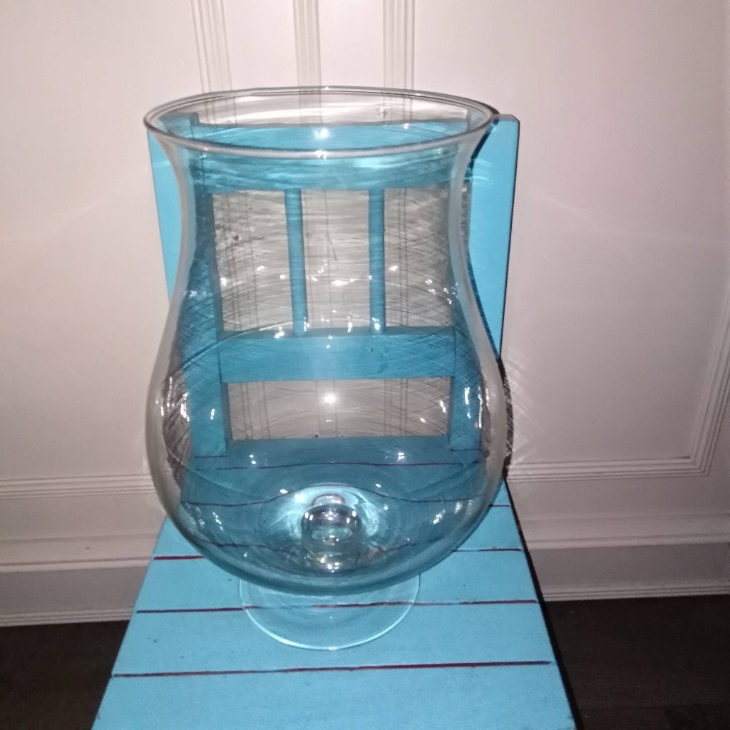 Glazen bokaal klassieke tulip vorm, Ophalen, Zo goed als nieuw, Transparant, Glas