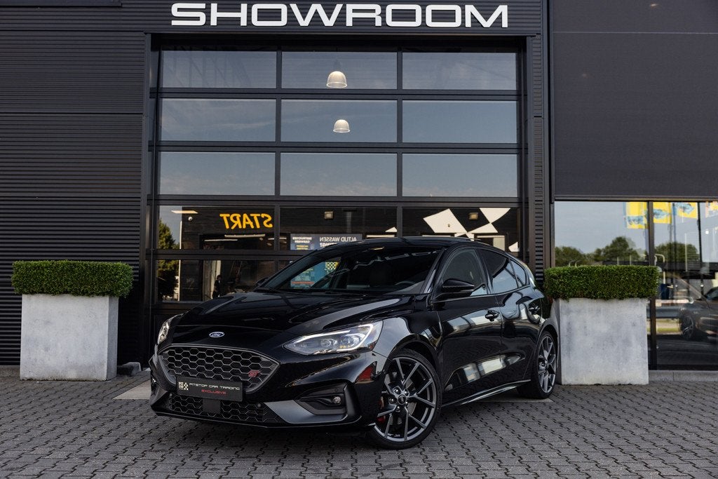 Ford Focus 2.3 EcoBoost ST-3, Pano, B&O, HUD, ACC Dealer ond, Auto's, Gebruikt, Zwart, Leder en Stof, Origineel Nederlands