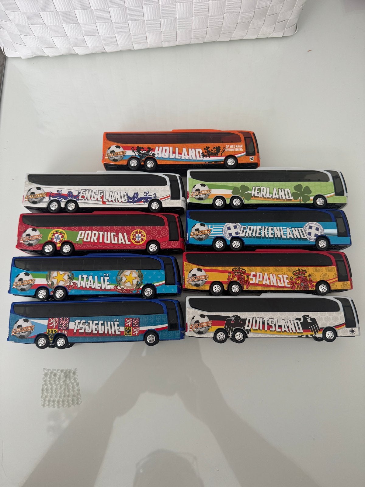 Miniatuur bussen collectie - EK 2012 editie, Overige merken, Gebruikt, 1:50 of kleiner, Overige typen