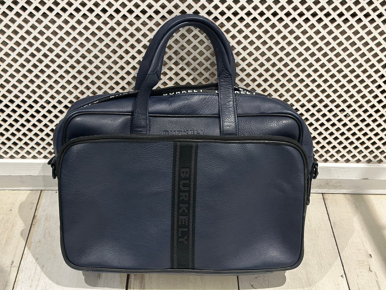 Burkely Handtas heren - Stijlvolle en praktische tas, Overige merken, Blauw, Ophalen of Verzenden, Zo goed als nieuw