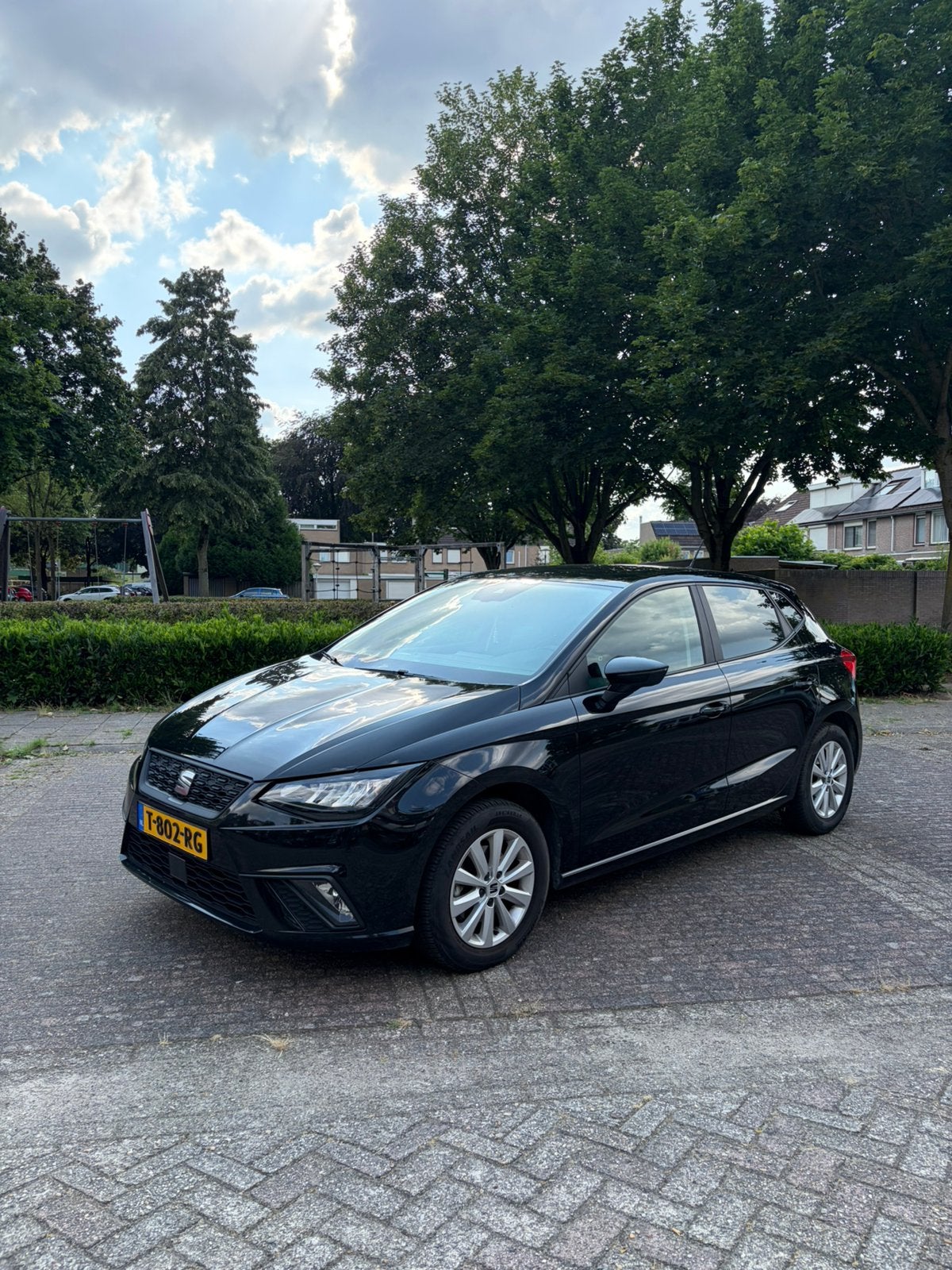 Seat Ibiza 1.0 TSI 110 pk, Automaat, Auto's, Seat, Stof, Zwart, Emergency brake assist, 19 km/l