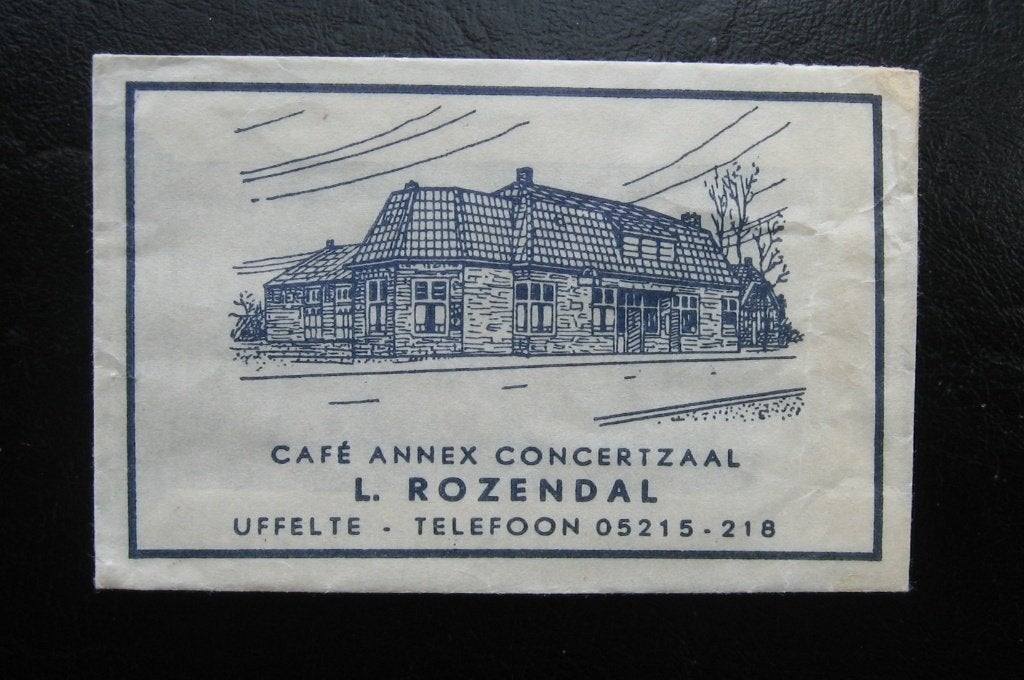 4270 Uffelte - Cafe Concertzaal L. Rozendal, Verzenden, Nederland