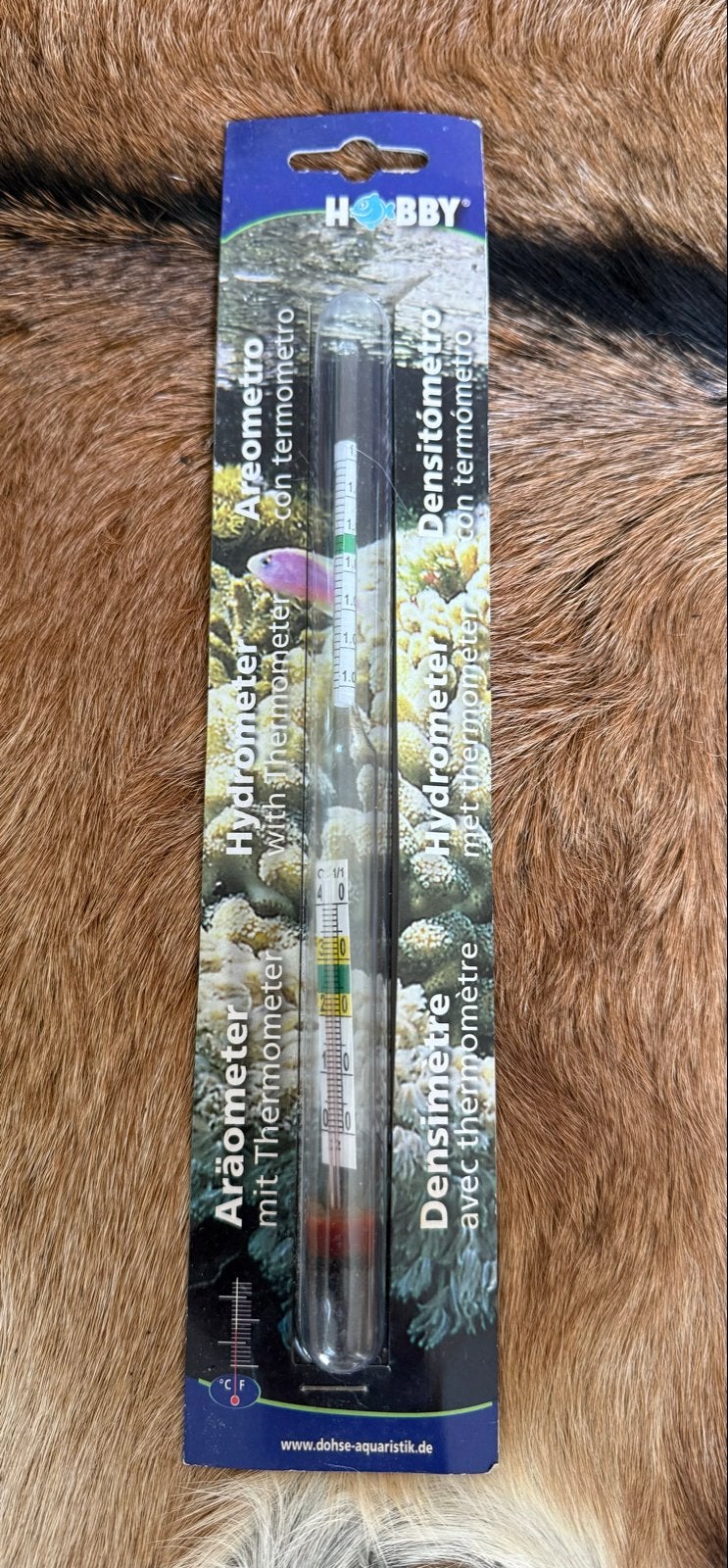 Hobby, Hydrometer met thermometer voor zeeaquarium, Verzenden, Nieuw