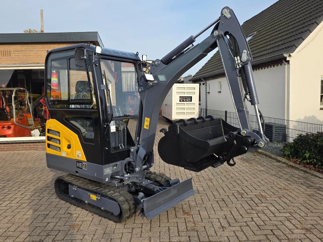 Kubota Eurotrac he18 graafmachine minigraver (bj 2025), Kraan