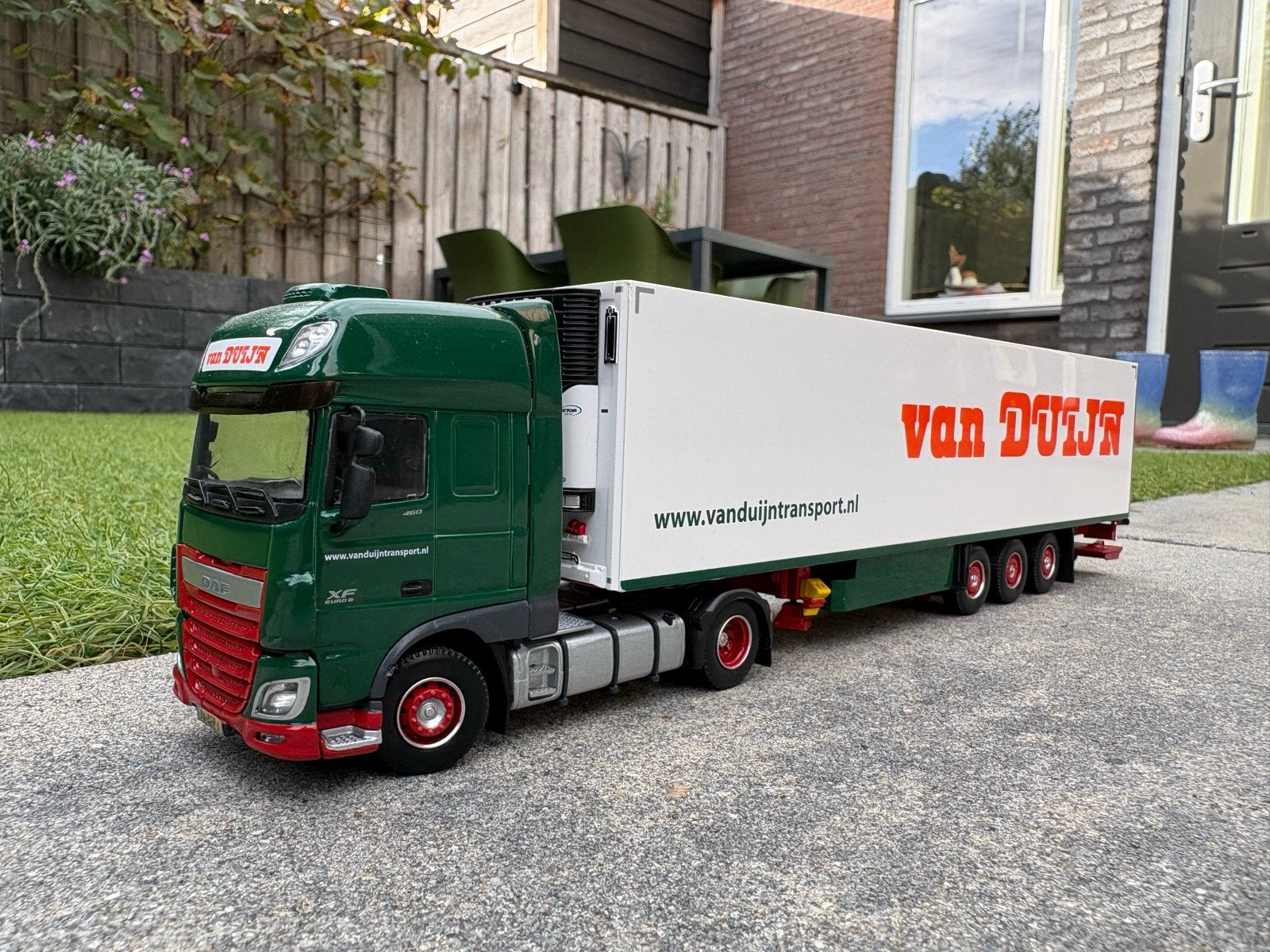 Tekno 1:50 DAF XF Van Duijn Transport, Ophalen of Verzenden, Nieuw, Bus of Vrachtwagen, Tekno