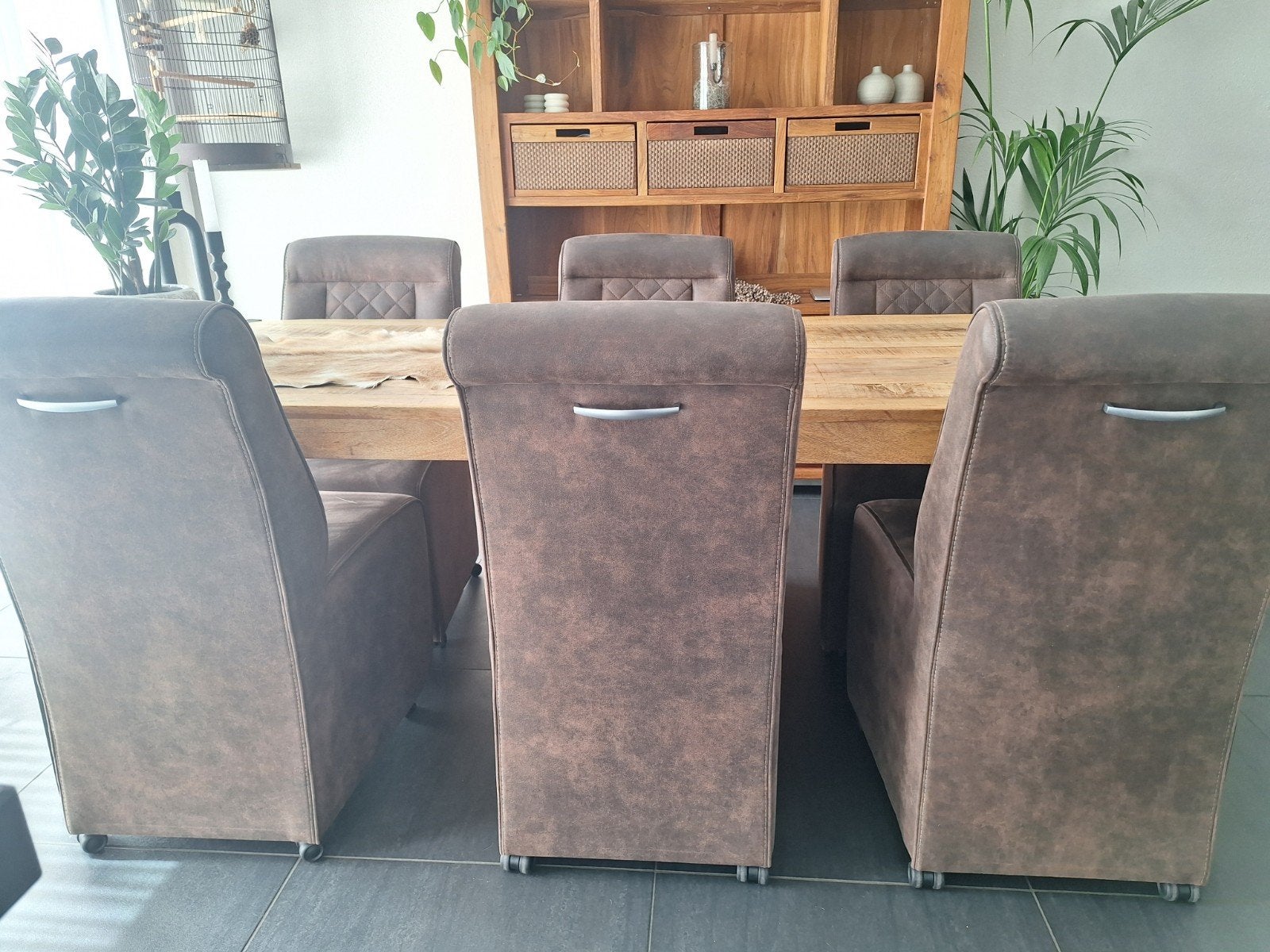 6 eetkamerstoelen, Ophalen