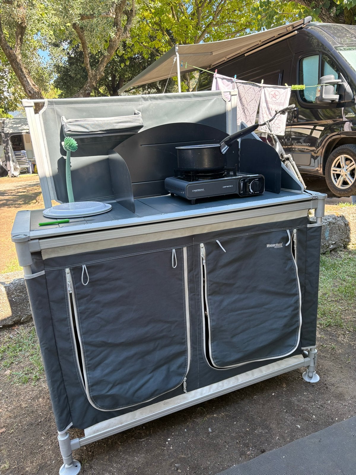 Westfield Campingkeuken - Compact en Compleet, Caravans en Kamperen, Kampeeraccessoires, Ophalen of Verzenden, Gebruikt