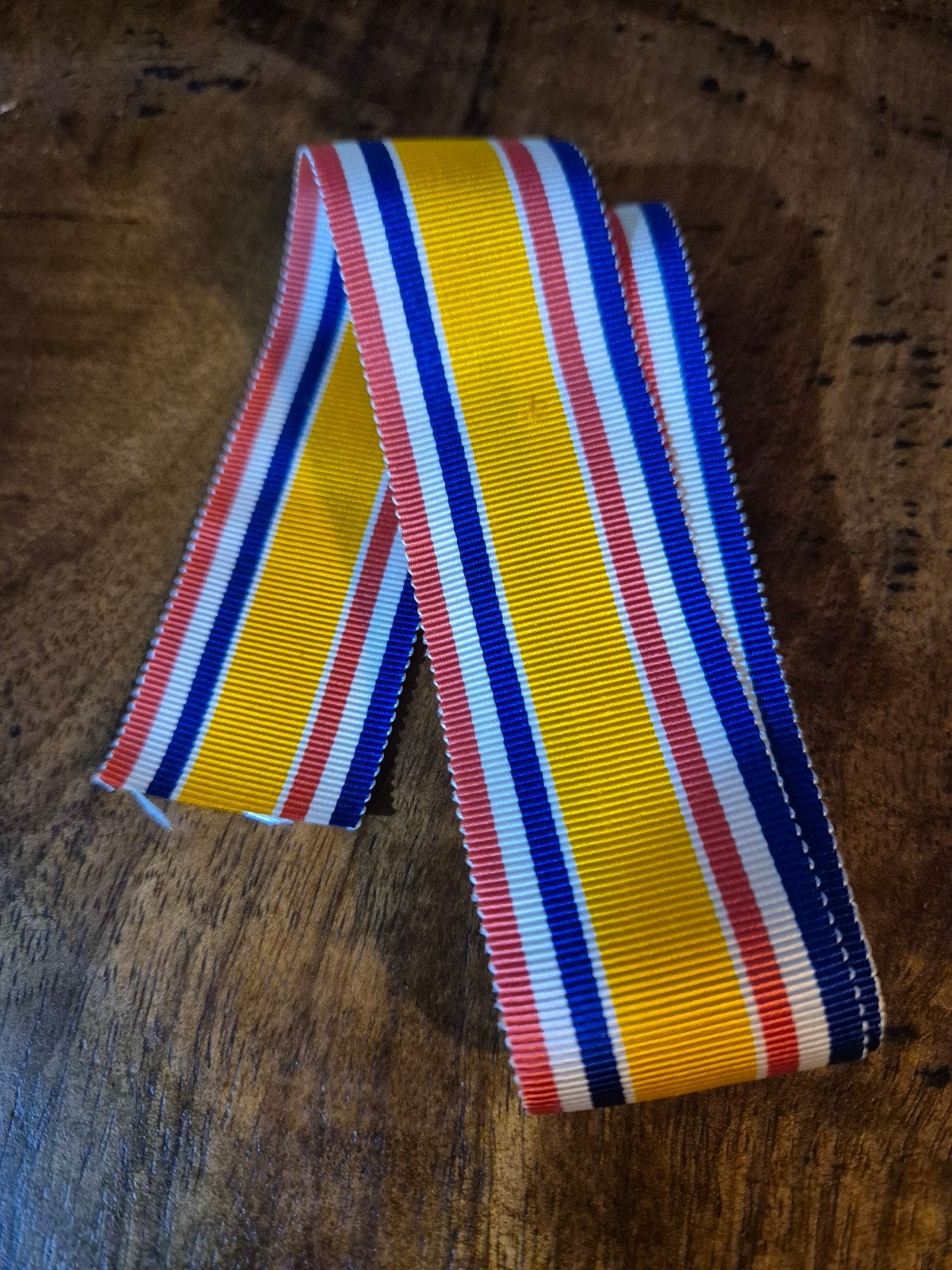 Rol medaille lint 32 mm breed, Ophalen of Verzenden, Landmacht, Nederland, Lintje, Medaille of Wings