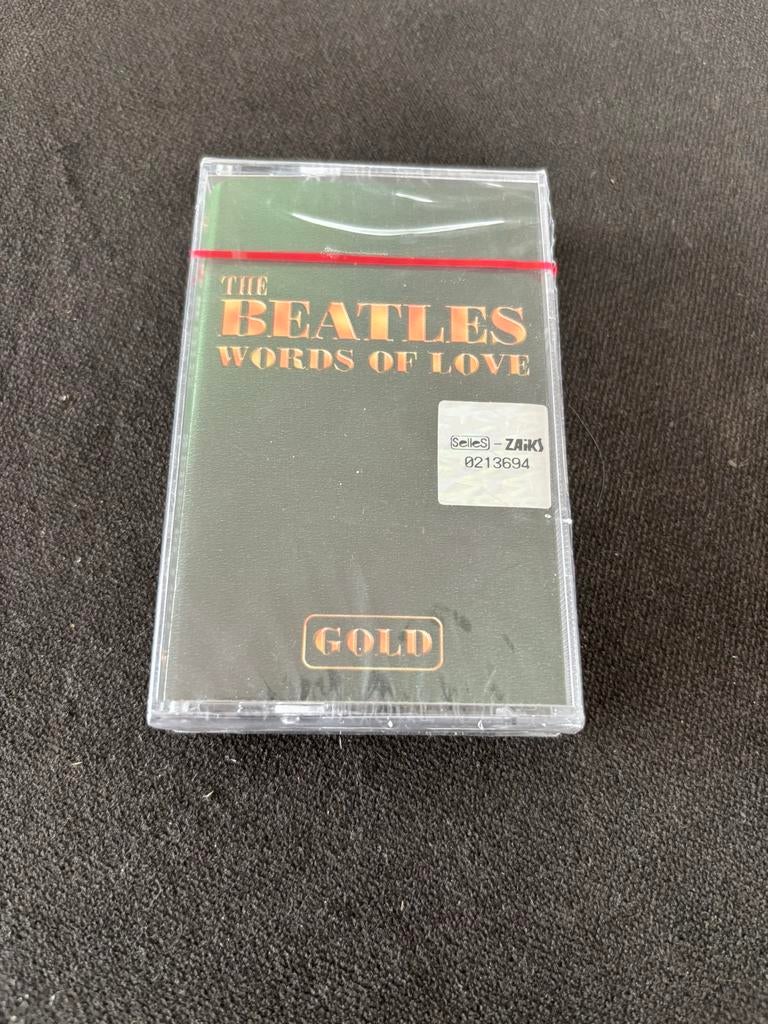 The Beatles - Words of Love - Gold Cassette Tape, Cd's en Dvd's, Cassettebandjes, 1 bandje, Ophalen of Verzenden, Origineel, Pop