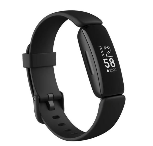 Strap-it Fitbit Inspire 2 oplaadkabel en apart smartwatch, Hartslag, Zwart, Ophalen of Verzenden, Zo goed als nieuw