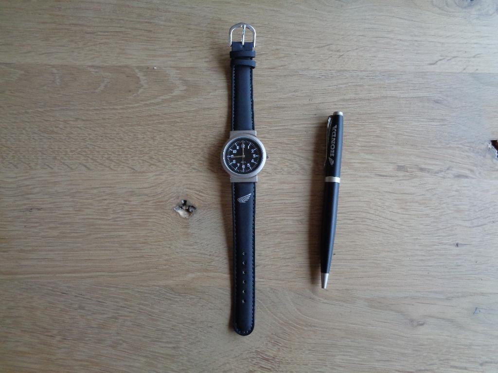 Honda Horloge met Pen, Ophalen of Verzenden, Nieuw, Gebruiksvoorwerp