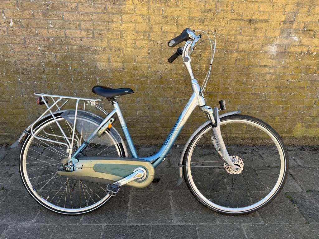 Gazelle orange damesfiets 28” 49 cm 8 v, 47 tot 51 cm, Ophalen, Zo goed als nieuw, Gazelle
