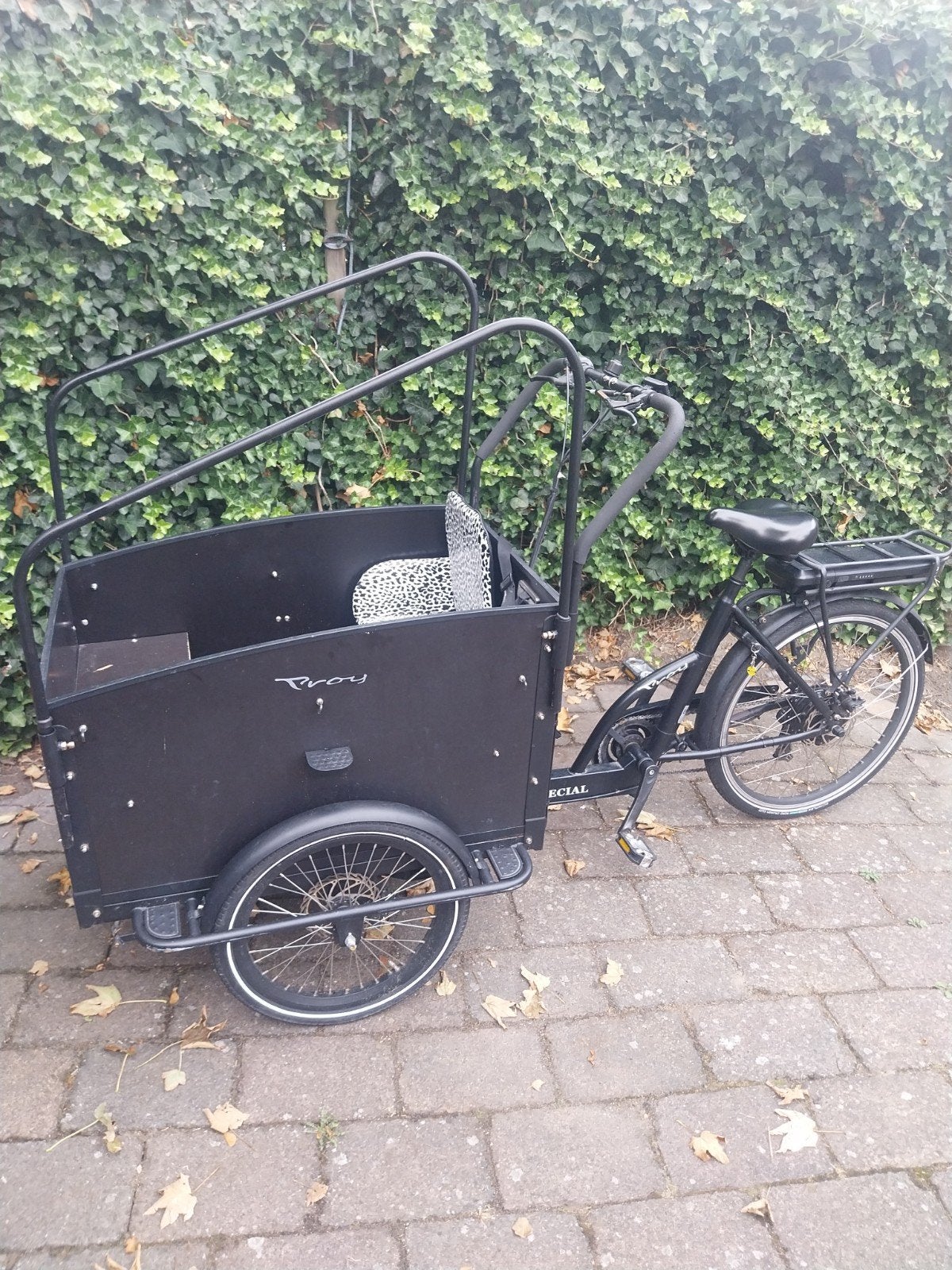 troy elektrische bakfiets, Ophalen, Zo goed als nieuw, 4 kinderen of meer