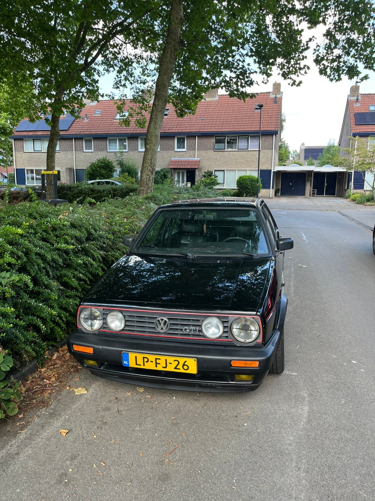 Volkswagen Golf 1.8 GTI 79KW U9 1991 Zwart, Auto's, Voorwielaandrijving, 471 kg, 4 cilinders, 942 kg