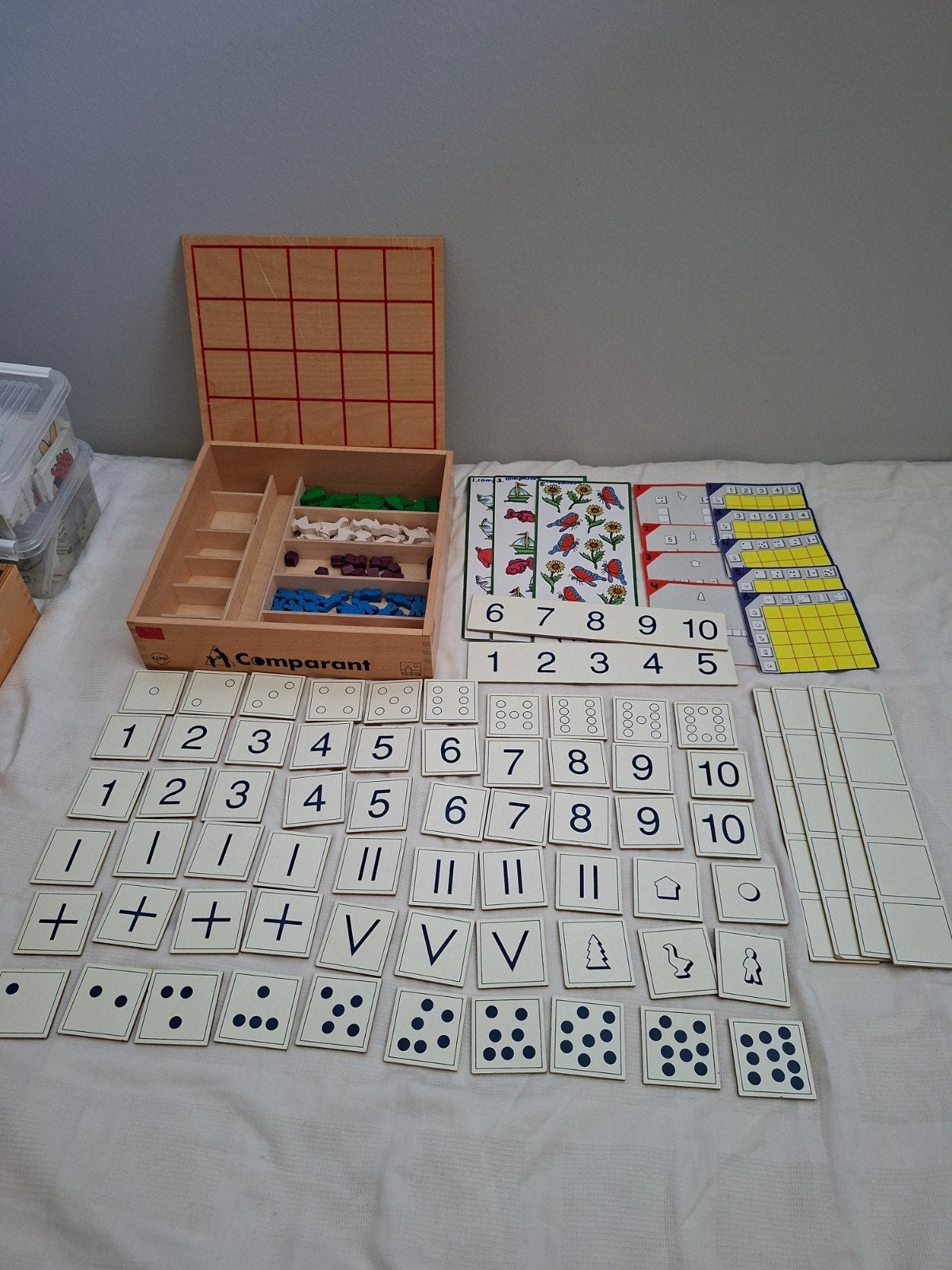 Comparant Rekenspel Educatief Houten Speelgoed, Ophalen of Verzenden, Gebruikt, Puzzelen