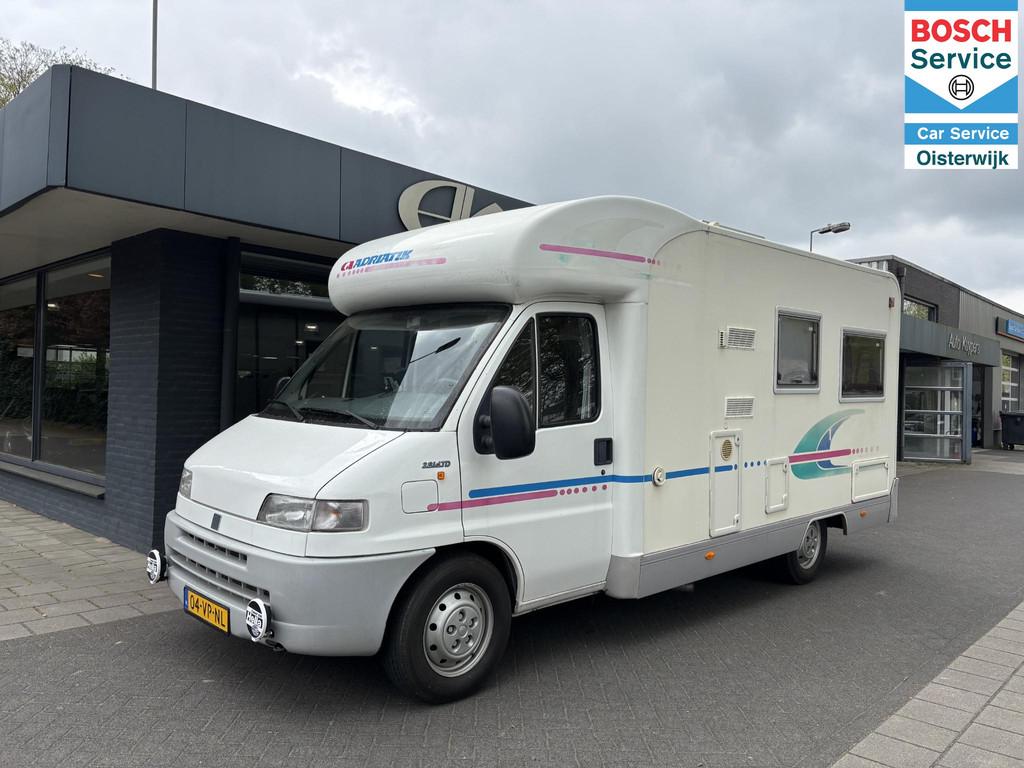Fiat Ducato maxi Adria Adriatik, Caravans en Kamperen, Bedrijf, Airconditioning, Fiat, Luifel