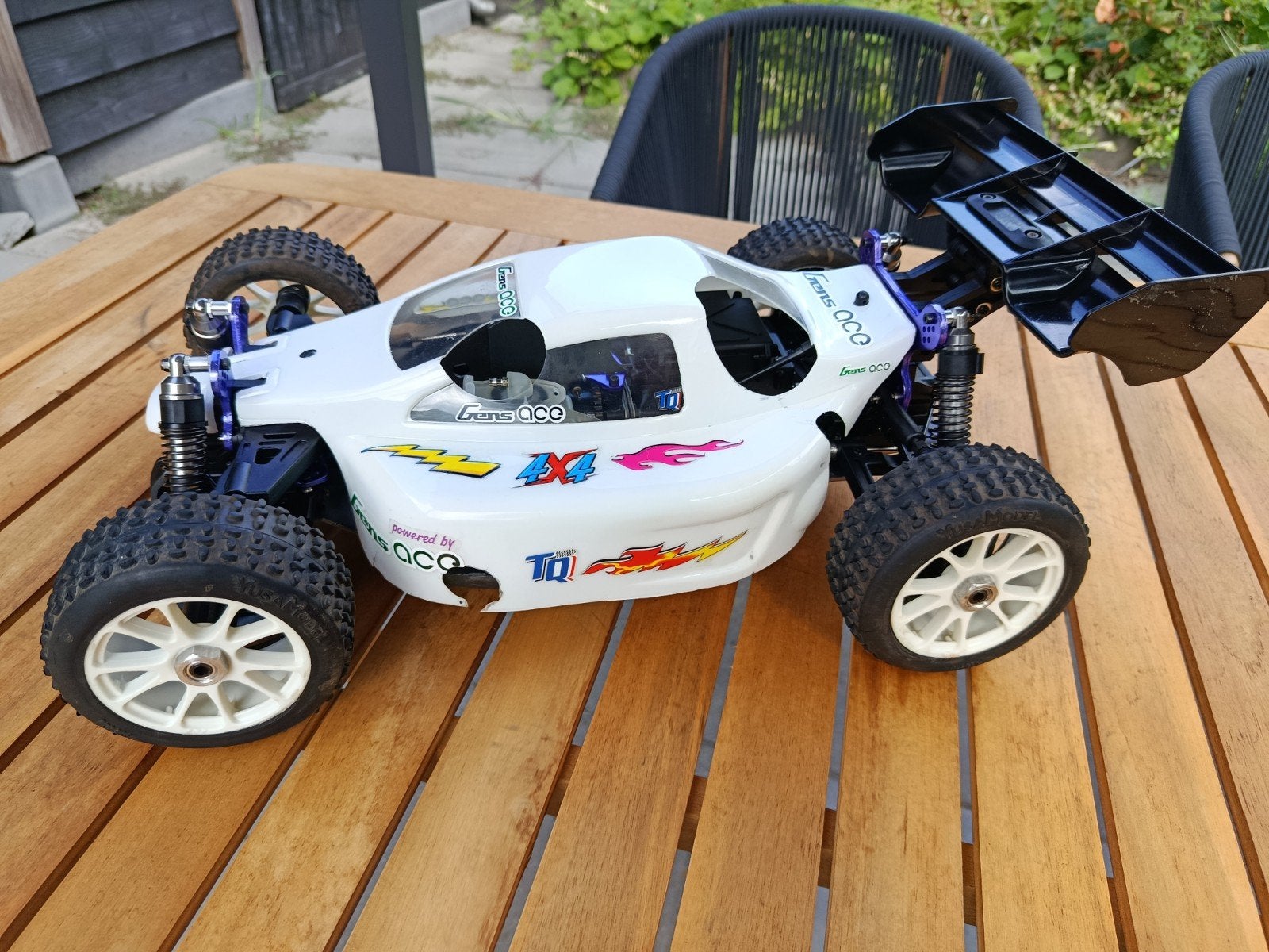 Buggy 1:8 roller, Ophalen of Verzenden, Zo goed als nieuw, Nitro, Auto offroad