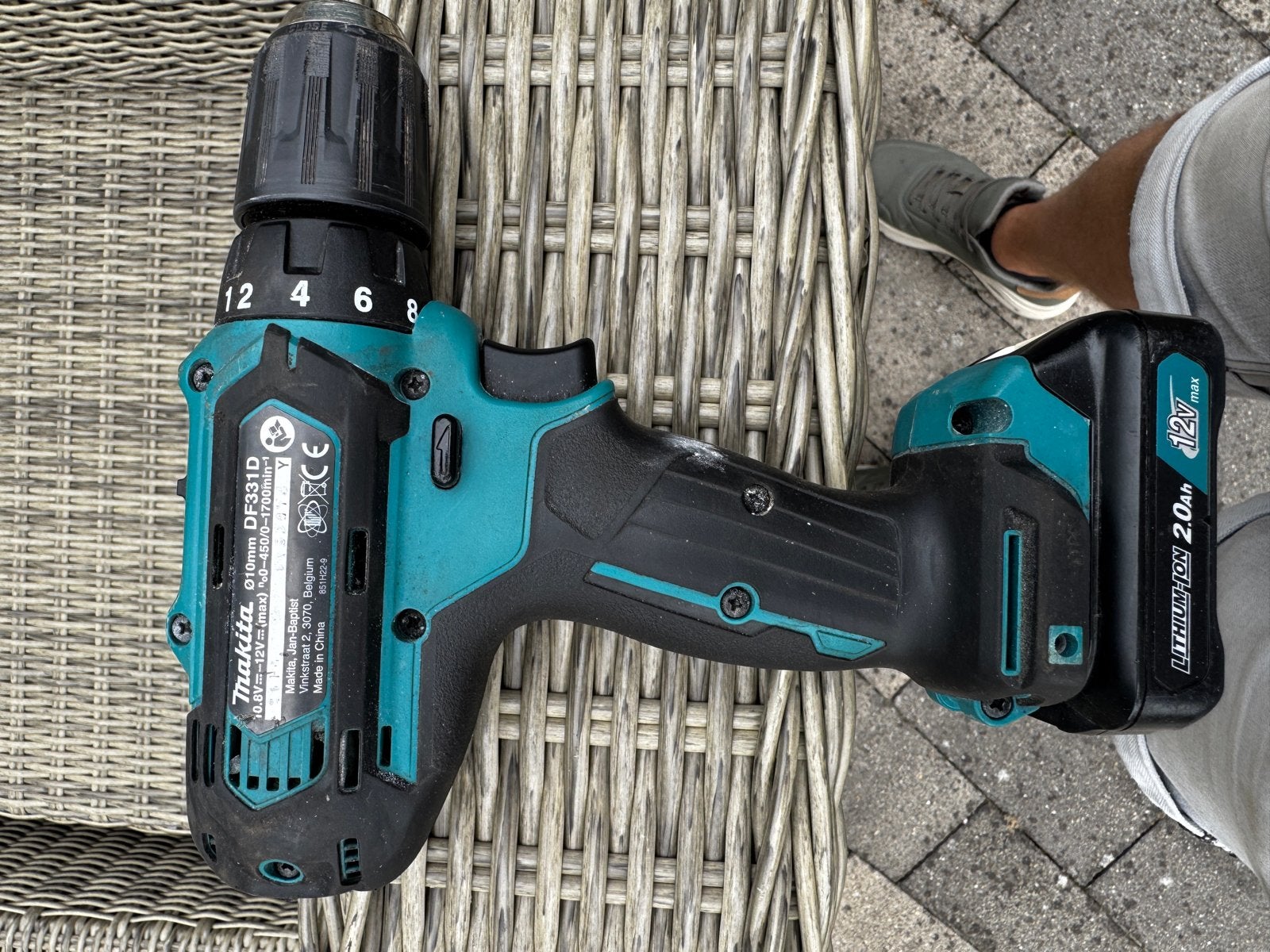 Makita Boormachine Set DF331D & TD110D met Koffer, Gebruikt, Variabele snelheid, Ophalen of Verzenden, Boor- en Schroefmachine