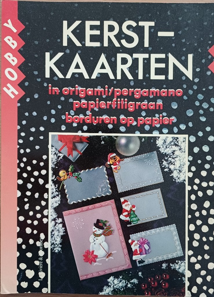 Kerstkaarten in origami/pergamano, papierfiligraan, borduren, Hobby en Vrije tijd, Kaarten | Zelf maken, Ophalen of Verzenden