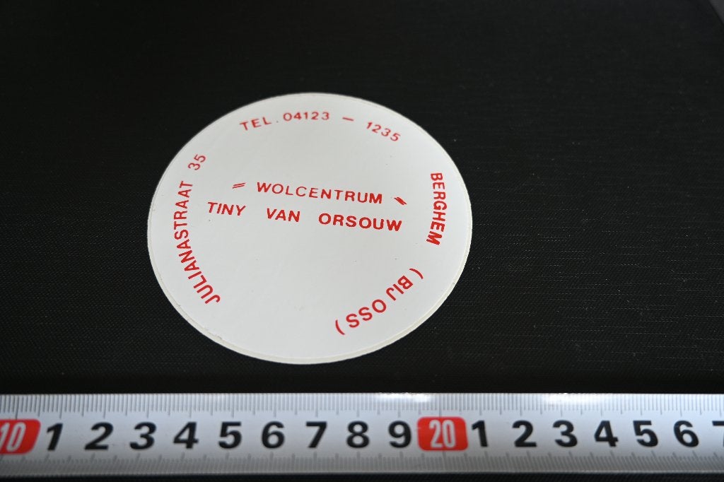 sticker Berghem ( bij Oss ) Wolcentrum TINY VAN ORSOUW, Ophalen, Zo goed als nieuw