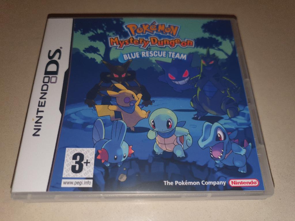 Pokemon Mystery Dungeon Blue Rescue Team DS Game Case, Avontuur en Actie, Verzenden, 1 speler, Zo goed als nieuw