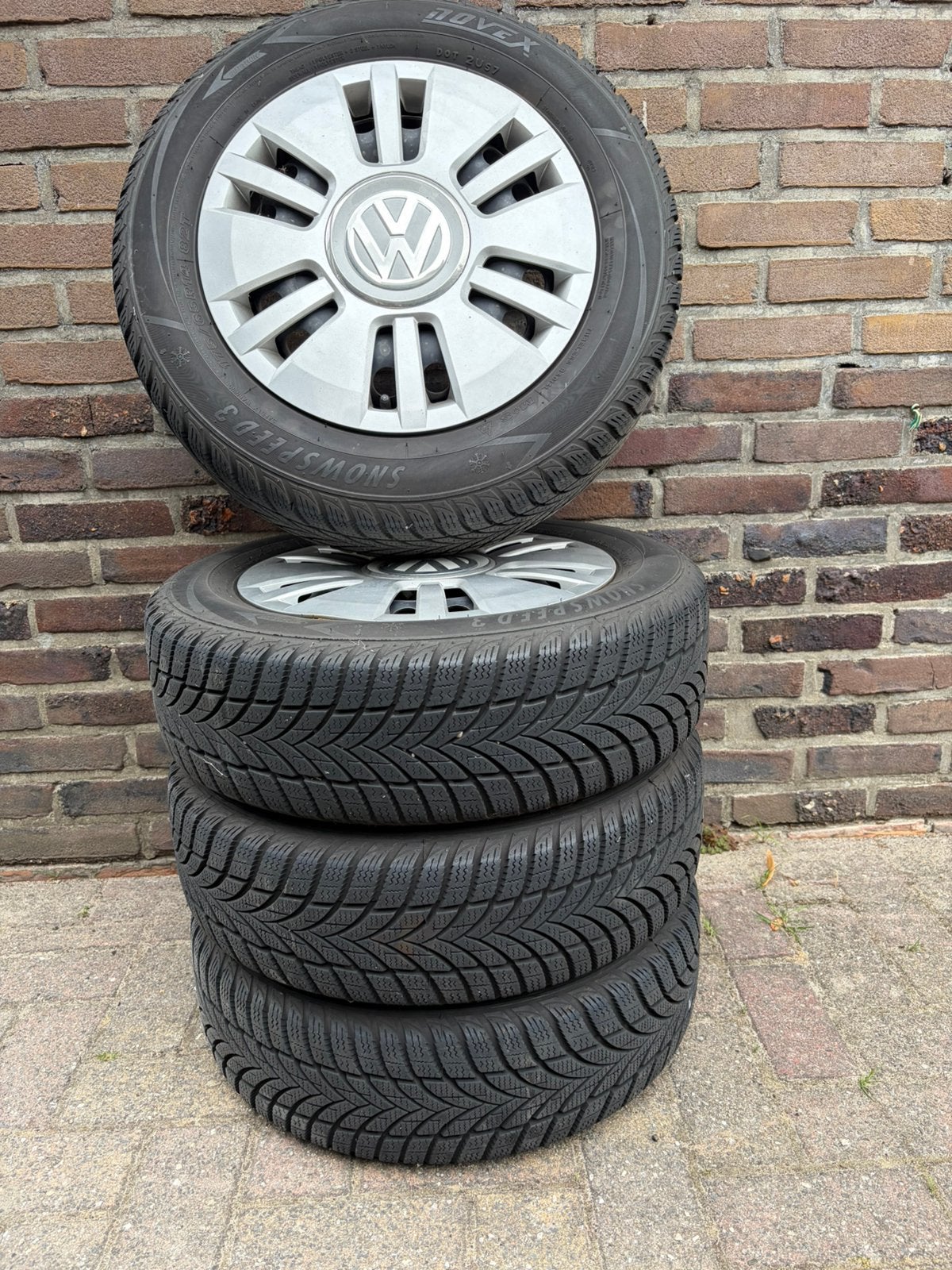 Winterbanden VW Up!, Auto-onderdelen, Banden en Velgen, Ophalen, 14 inch, 175 mm, Banden en Velgen