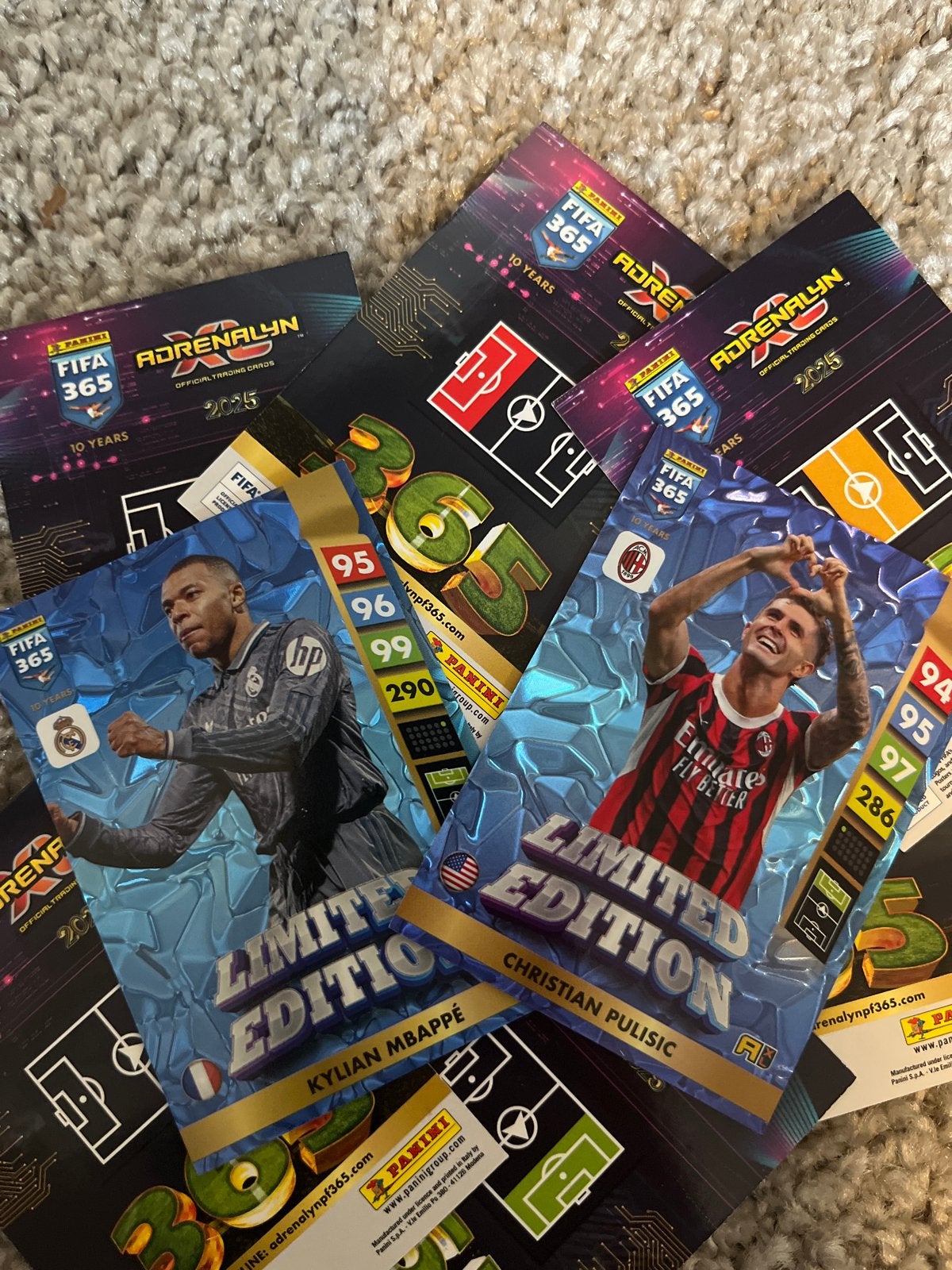 Panini FIFA 365 Adrenalyn XL Limited Edition Kaarten, Ophalen of Verzenden, Zo goed als nieuw, Buitenlandse clubs, Spelerskaart
