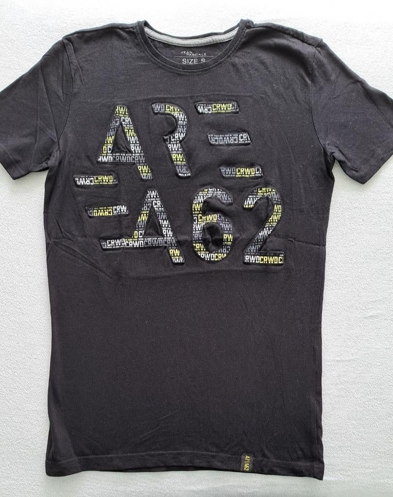 NIEUW: zwart shirt met print, mt. S, Kleding | Heren, T-shirts, Chapter, Zwart, Nieuw, Ophalen of Verzenden