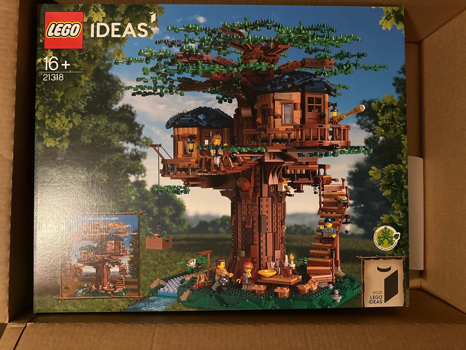 Nieuwe LEGO Ideas Boomhut (21318), Inclusief accessoires, Lego, Nieuw, Ophalen of Verzenden