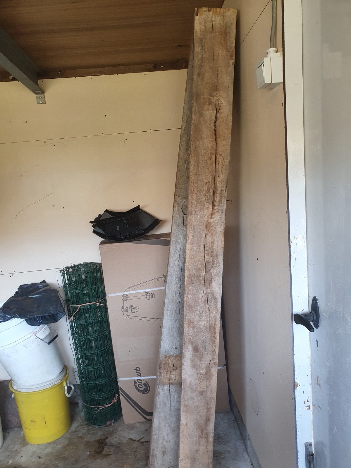 Eiken balk bint, Ophalen of Verzenden, 250 cm of meer, Balken