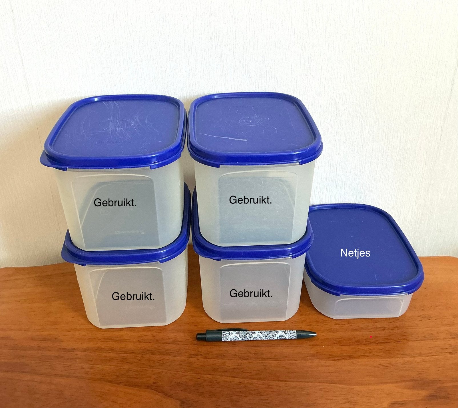 Tupperware Ruimtespaarders rechthoek hoog en laag v.a €4,50., Ophalen of Verzenden, Overige typen