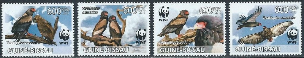 Vogels - Guinee-Bissau - Mi 5229/5232 - Postfris, Ophalen of Verzenden, Postfris, Dier of Natuur