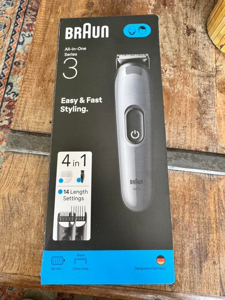 Braun all in one series 3 nieuw, Verzenden, Zo goed als nieuw, Scheren en Epileren