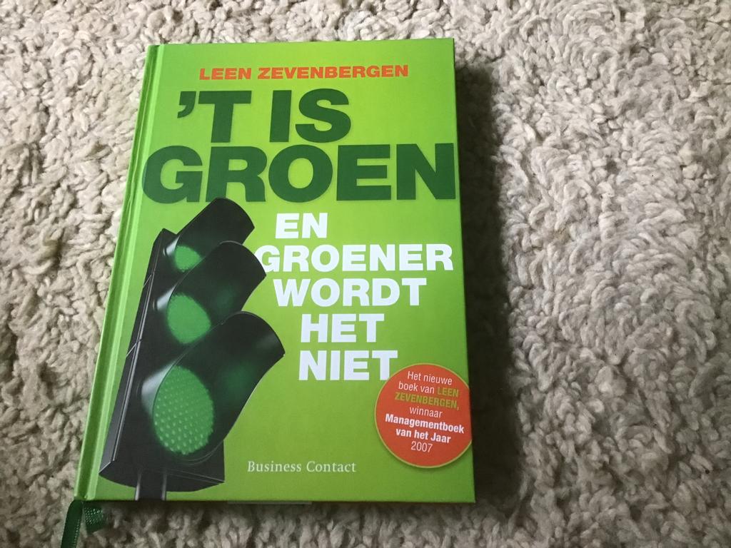 'T Is Groen en Groener Wordt Het Niet - Leen Zevenbergen, Ophalen of Verzenden, Zo goed als nieuw, Management