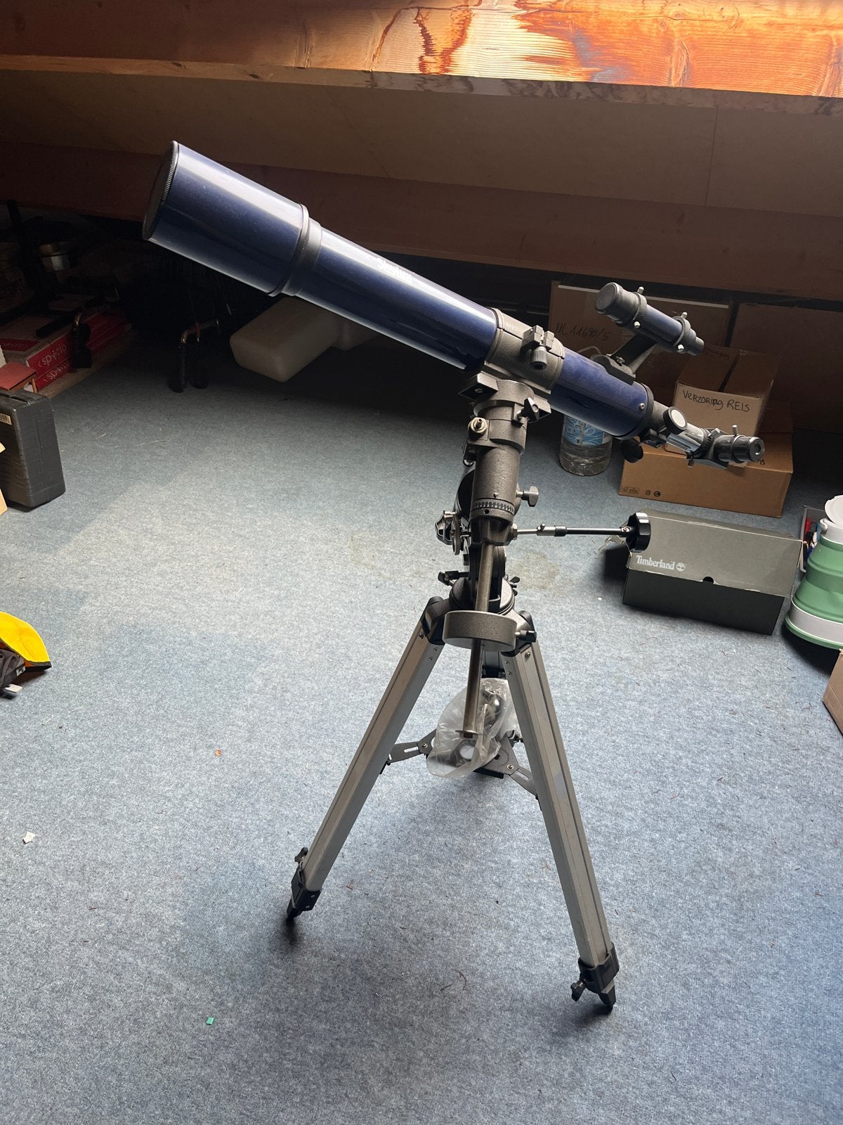 SkyLux telescoop (Refractor), Ophalen, Lenzentelescoop (refractor), Met statief, Zo goed als nieuw