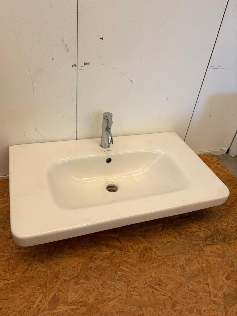 Wastafel Duravit met kraan *ongebruikt*, Ophalen, Zo goed als nieuw, Steen, Wastafel